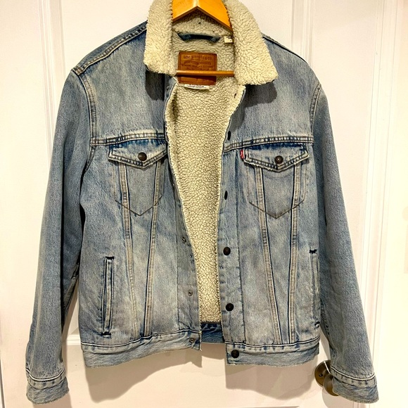 Levi Sherpa Denim Jacket - Picture 1 of 2
